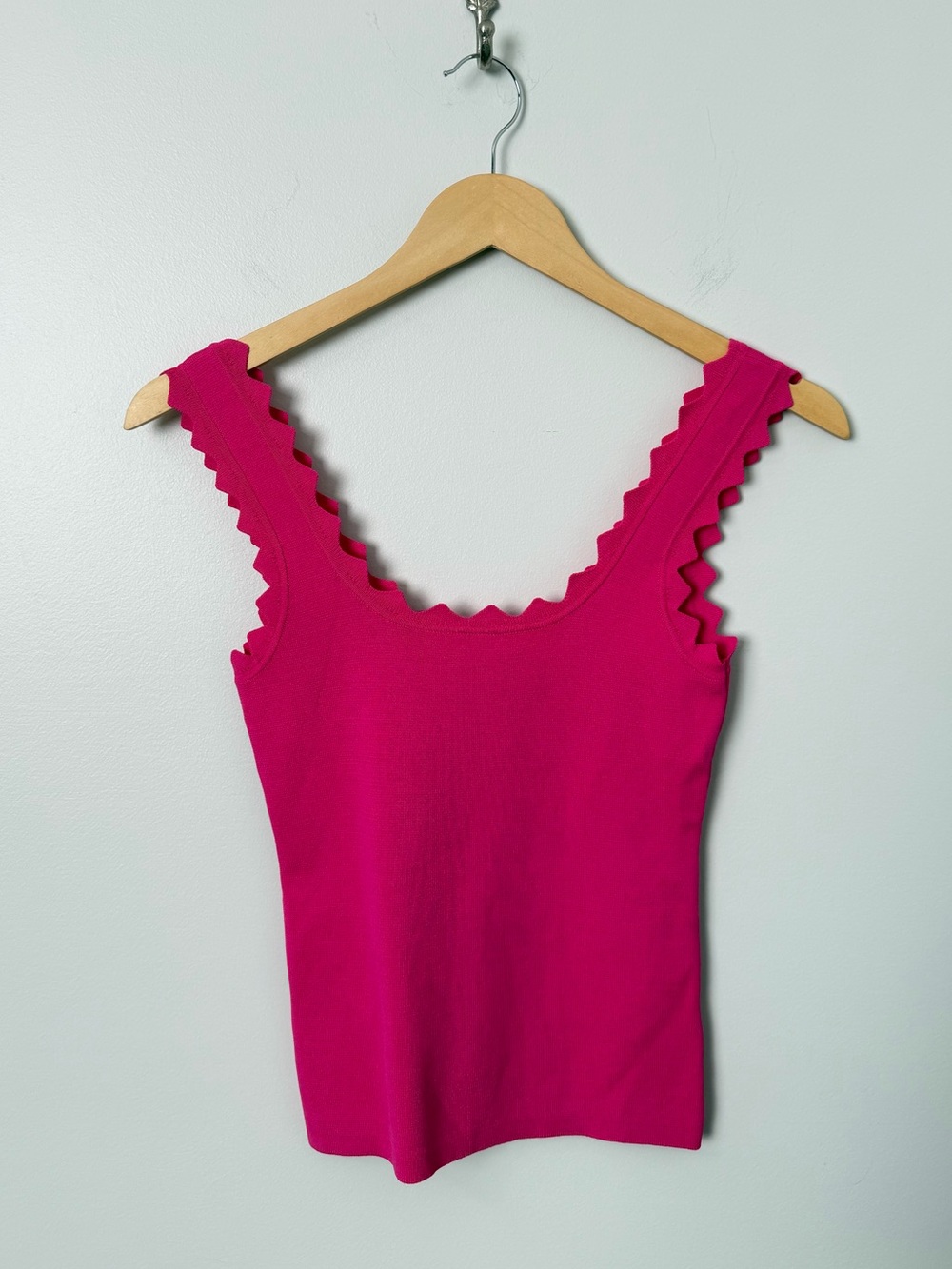 Tuckernuck Hot Pink Ric Rac Compression Tank - Picture 5 of 8